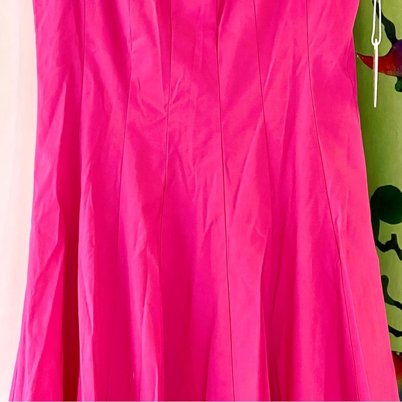 🌺🎉HP🎉🌺 NWT Staud Wells Midi Dress Peony - Picture 11 of 16